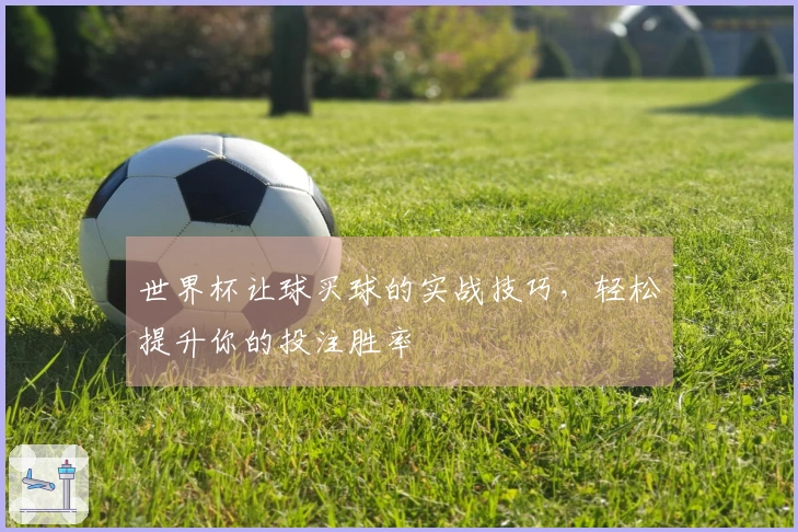 世界杯让球买球的实战技巧，轻松提升你的投注胜率